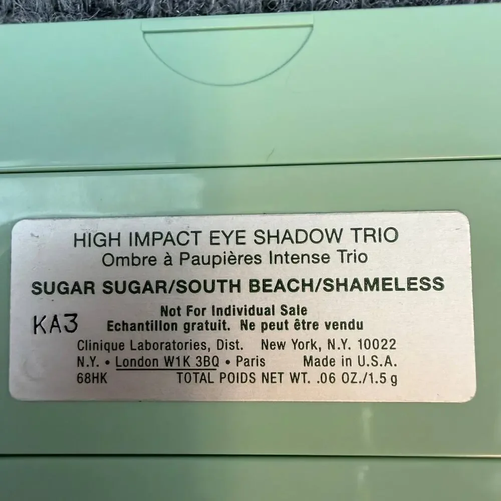 Clinique Eye Shadow Trio Set of 2 Discontinued 1.5g